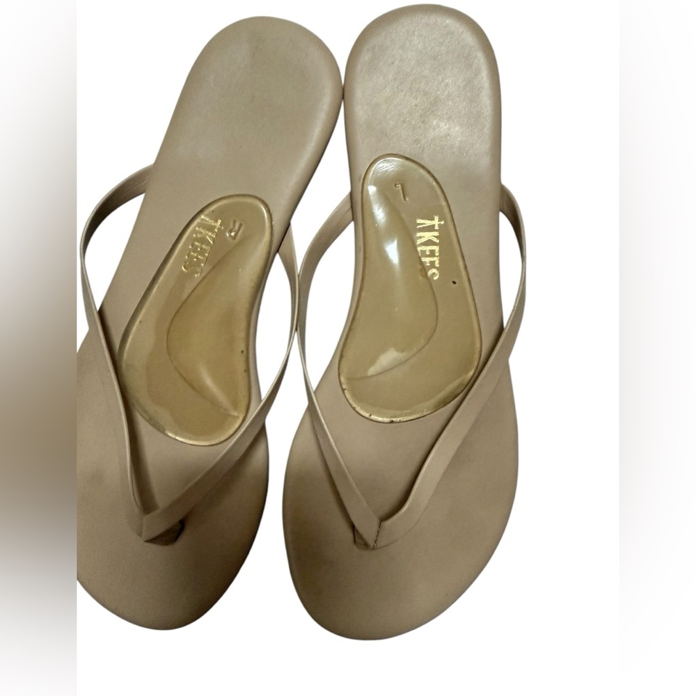 TKEES Women’s Lily Foundations Matte Flip Flop Coco Butter Tan - Size 7 - Picture 6 of 6